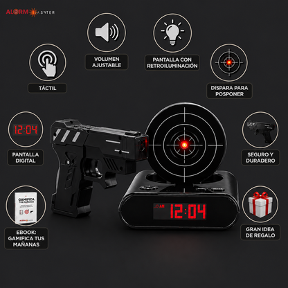 AlarmBlaster™ Despertador Interactivo